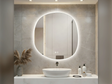 ALONI Pebble LED Spiegel Organische Vorm 80 x 85 cm Dimbaar Anti-Condens 3000-6000K