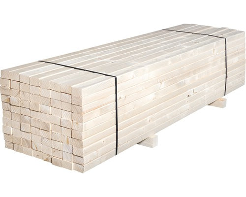 Spruce beam - planed 44 x 69 x approx. 2700 mm 