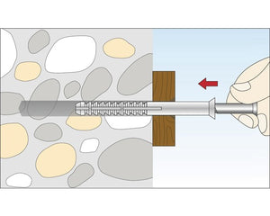 TOX - Frame Plug - Attack 6/60mm - 8/80mm, 50 pieces