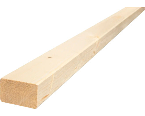 Spruce beam - planed 44 x 69 x approx. 2700 mm 