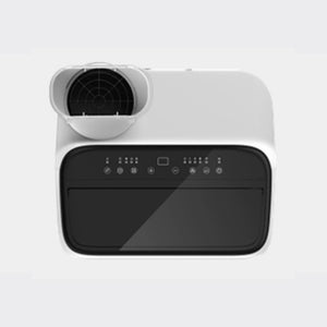 AUX mobiele airco 2-in-1 voor koelen en verwarmen met geïntegreerde wifi-bediening.