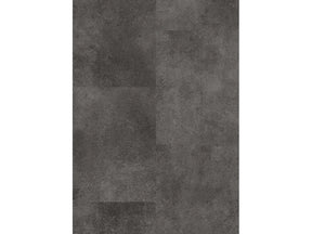 Beautifloor Artisti Guardi plak PVC tegel (Dryback) in antraciet steenlook – dessin