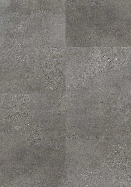 Beautifloor klik-vinyl vloer met realistische tegelstructuur en Uniclic verbinding.