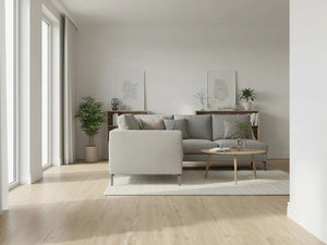 Beautifloor Regione Lazio klik vinyl plank in licht naturel eiken – sfeerfoto in interieur