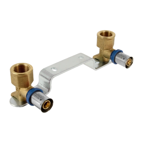 Bonfix muurplaatbeugel met binnendraad, 1/2" x 20 mm, hoogte 47 mm.