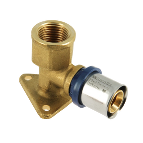 BONFIX muurplaatkoppeling 3/4" binnendraad x 20mm alu-pers met multi-profiel voor professionele installaties.