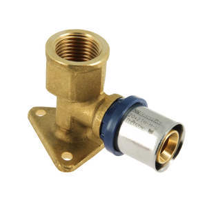 BONFIX muurplaatkoppeling 3/4" binnendraad x 20mm alu-pers met multi-profiel voor professionele installaties.