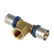 BONFIX T-koppeling alu-pers 20x1/2x20 mm met binnendraad en multi-profiel huls.