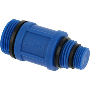BONFIX universele kunststof afdekstops in de kleuren rood en blauw voor tijdelijke leidingafdichting.