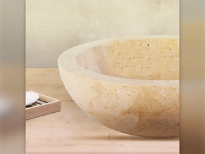 Natuurstenen Waskom Volledig Gepolijst Marmer 35 x 12 cm Crème, Grijs of Zwart - foto 6