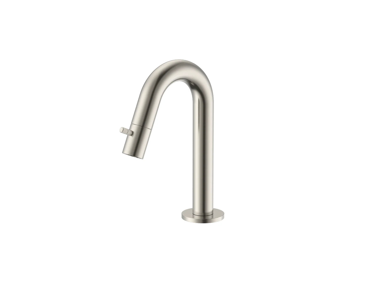 ALONI Stria Koudwaterkraan Gebogen Uitloop Fonteinkraan 6 Kleuren - foto 5