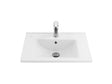 Creavit SU Keramische Wastafel 60, 80 of 100 cm 1 Kraangat Overloop Glanzend Wit