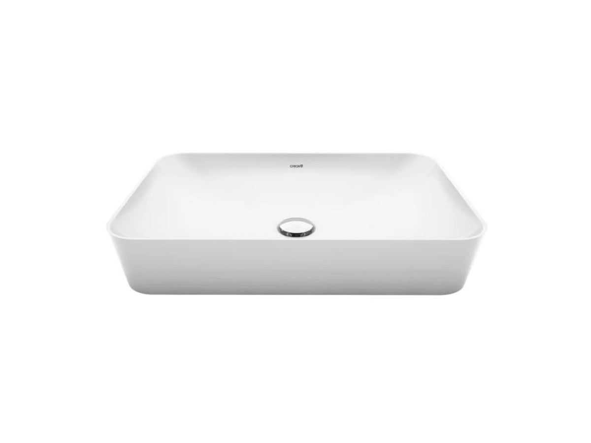 Creavit Ultra Opbouw Wastafel 60 x 40 cm Rechthoekig Keramiek 4 Kleuren - foto 2