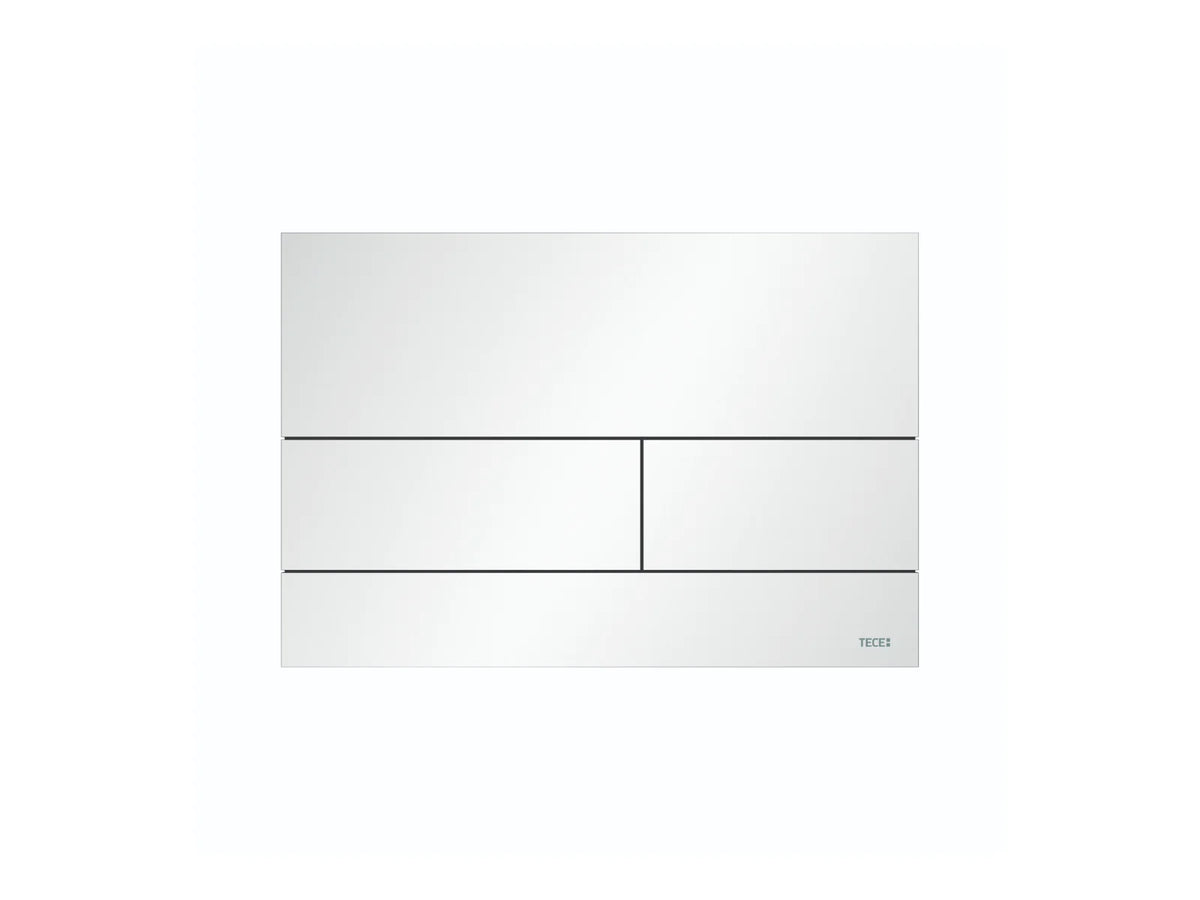 TECE Square II Metalen Bedieningsplaat Extra Vlak Duospoeling 5 Kleuren