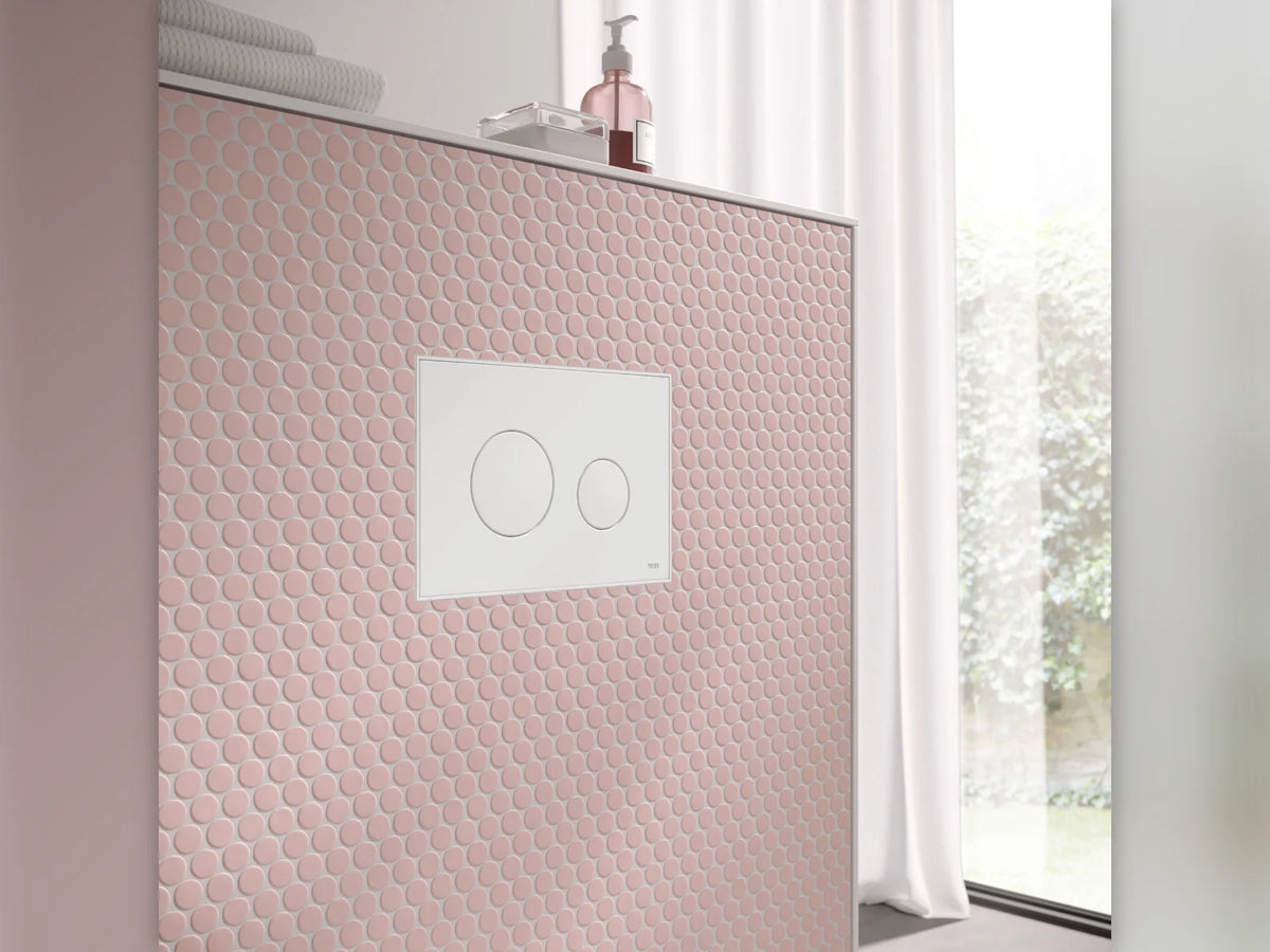 TECE Loop Bedieningsplaat Duospoeling Wit, Mat Zwart, Chroom, Goud en Meer - foto 8