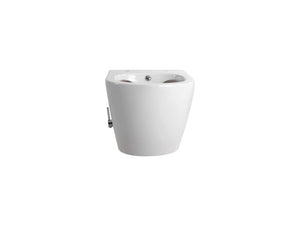 Darlo Hangtoilet met Bidetfunctie Randloos Compact 49 cm Glanzend Wit Zonder Zitting - foto 7