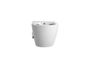 Darlo Hangtoilet met Bidetfunctie Randloos Compact 49 cm Glanzend Wit Zonder Zitting - foto 3