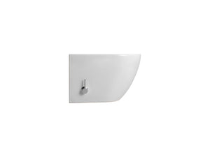 Darlo Hangtoilet met Bidetfunctie Randloos Compact 49 cm Glanzend Wit Zonder Zitting - foto 5
