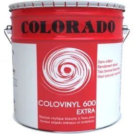 Colorado Coloninyl 600 Extra hoogdekkende matte witte muurverf 30 kg emmer