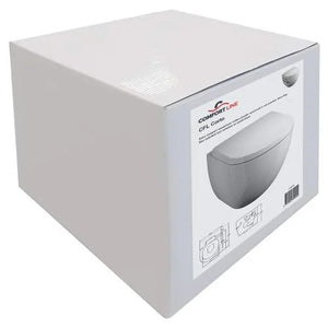 Detail van de randloze rimless spoeltechniek in de pot van het Comfort Line Corto wandcloset