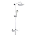 Comfort Line Lola compleet douchesysteem met regendouche, handdouche en thermostaatkraan in chroom.