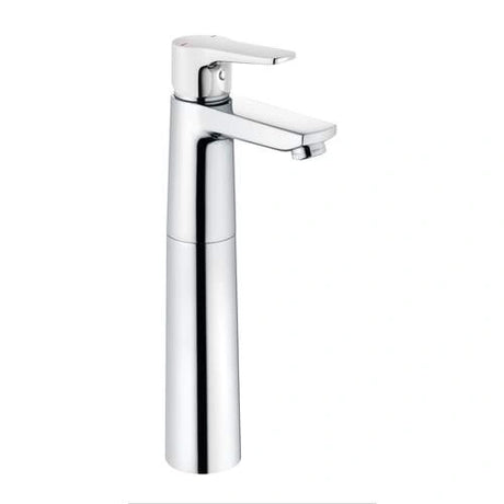 Comfort Line Lola hoge wastafelmengkraan in glanzend chroom voor bladmontage.