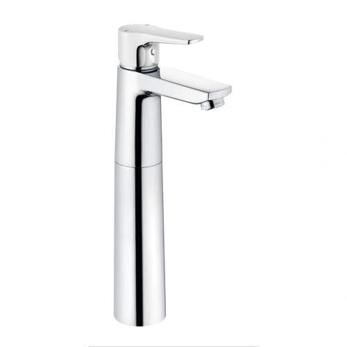Comfort Line Lola hoge wastafelmengkraan in glanzend chroom voor bladmontage.