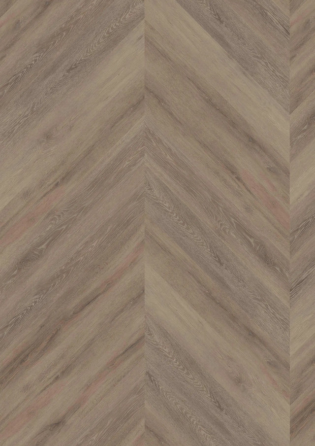 Oneflor Cerused Oak Dark Natural Hongaarse punt PVC vloer donker eiken
