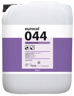 10 liter can Eurocol 044 Europrimer Multi, universeel voorstrijkmiddel voor binnen- en buitengebruik op diverse ondergronden.