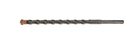 Gröne SDS-Plus betonboor 14mm met 4-snijkanten en 4-voudige spiraal voor stofafvoer.