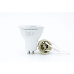 GU10 LED Bulb with Fitting – 4000K &amp; 6000K – 6W