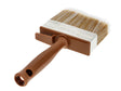 Hardy Wood blokkwast met PVC-handgreep en mix-haren voor het beitsen van schuttingen en vlonders.