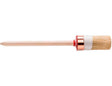 Hardy Master serie 01 ronde kwast met tweemaal gekookt varkenshaar en houten steel voor oplosmiddelhoudende verf.