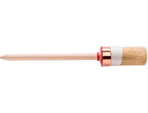 Hardy Master serie 01 ronde kwast met tweemaal gekookt varkenshaar en houten steel voor oplosmiddelhoudende verf.