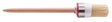 Hardy Select serie 10 ronde schilderskwast met houten steel en Naturmix varkenshaar.