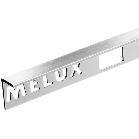 Homelux chroom aluminium afsluitprofiel recht model voor tegels tot 11mm dikte.