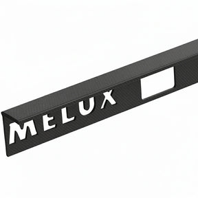 Homelux carbon zwart aluminium afsluitprofiel recht model voor tegels tot 11mm dikte.