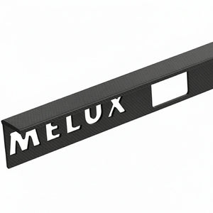 Homelux carbon zwart aluminium afsluitprofiel recht model voor tegels tot 11mm dikte.