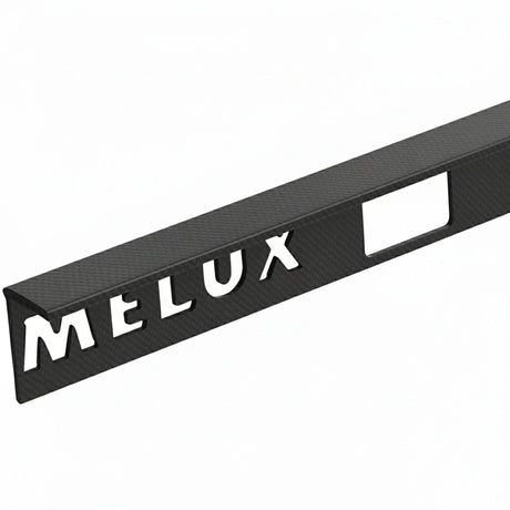 Homelux carbon zwart aluminium afsluitprofiel recht model voor tegels tot 11mm dikte.
