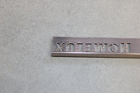 Homelux geborsteld champagne aluminium afsluitprofiel recht model voor tegels tot 11mm dikte.