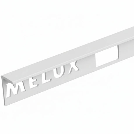 Homelux mat wit aluminium afsluitprofiel recht model voor tegels tot 11mm dikte.