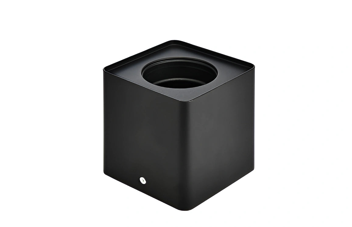 Horoz Electric Surface-SQ1 moderne vierkante opbouwspot in de kleuren wit en zwart voor GU10 LED-verlichting.