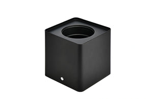 Horoz Electric Surface-SQ1 moderne vierkante opbouwspot in de kleuren wit en zwart voor GU10 LED-verlichting.