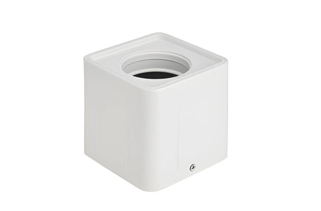 Horoz Electric Surface-SQ1 moderne vierkante opbouwspot in de kleuren wit en zwart voor GU10 LED-verlichting.