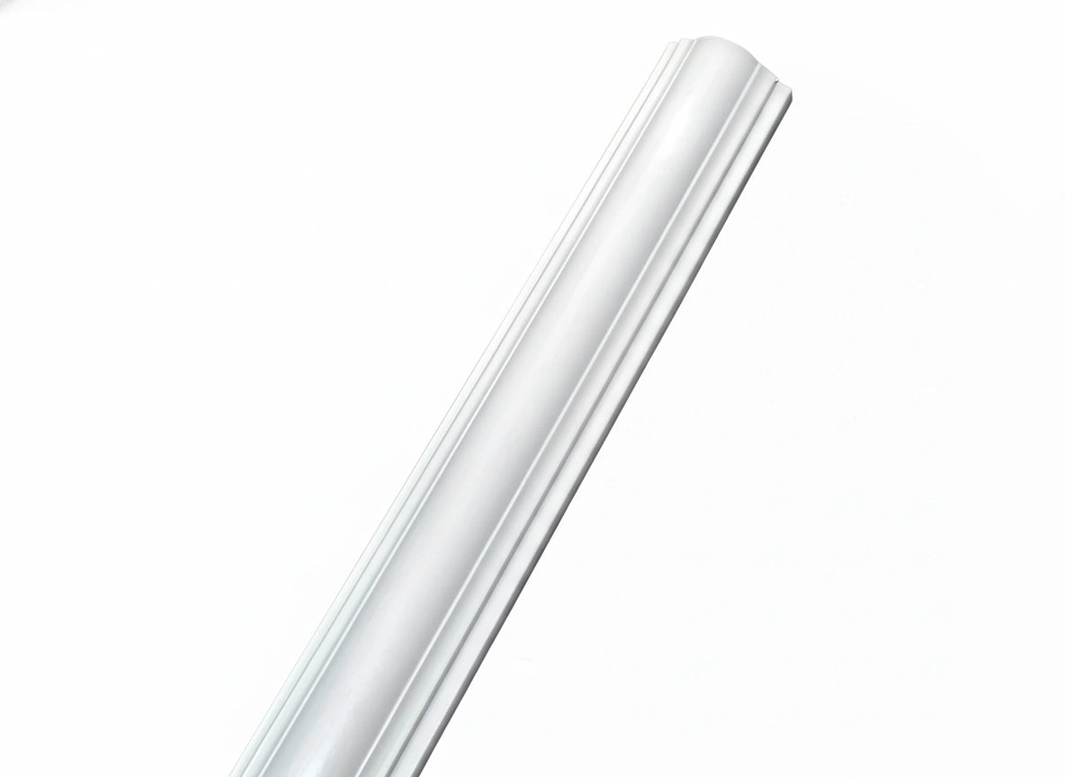 HW2 decoratieve wandsierlijst en perklijst van wit polystyreen, 2 meter lengte.