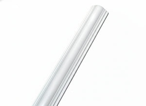 HW2 decoratieve wandsierlijst en perklijst van wit polystyreen, 2 meter lengte.