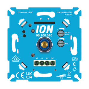 ION Industries LED Dimmer 150W inbouw dimmer 0,3–150 watt zonder nuldraad