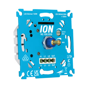 ION Industries LED Dimmer 150W inbouw dimmer 0,3–150 watt zonder nuldraad