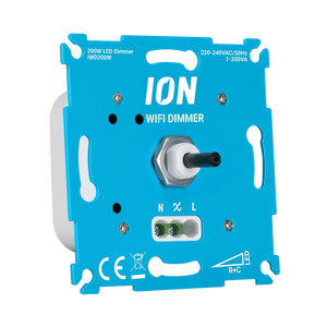 ION Industries - LED WiFi Dimmer 200W – Slimme Dimmer Zonder Nuldraad