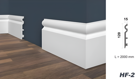 HF1 - Sockel – 24,5 x 108 x 2000 mm